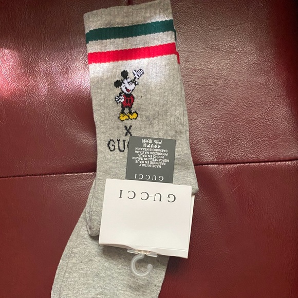 mickey mouse gucci socks